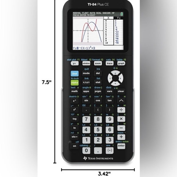 TI-84 Plus CE Graphing Calculator Gently Used - Picture 7 of 8